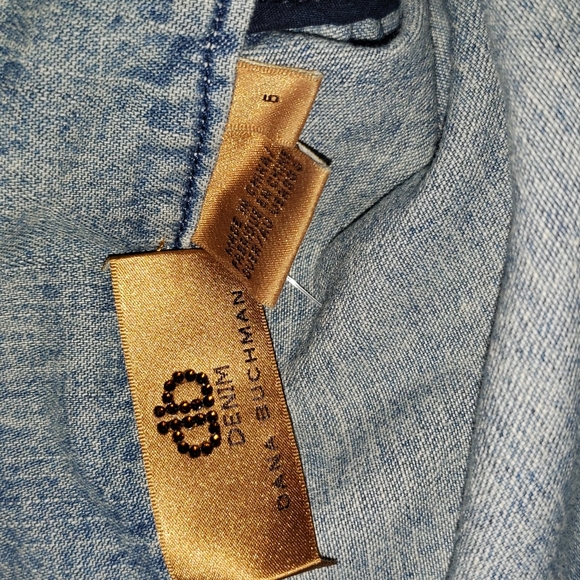 EUC Dana Buchman Blue Jean Denim Jacket Size 6 - Picture 11 of 13